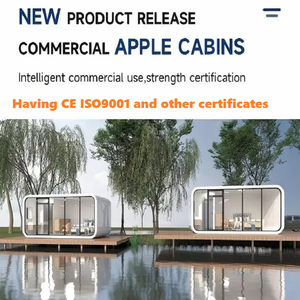 La dernière maison préfabriquée 2025 Cabine Apple Maison préfabriquée extérieure Vivre et travailler Cabine Apple pour l'Amérique du Sud - Product Image 4