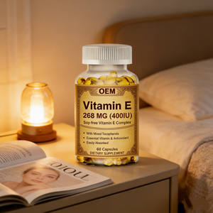ओम निर्माता सीधे अनुकूलित विटामिन ई सॉफ्टजेल प्रति बोतल आहार पूरक स्वयं ब्रांड बेचते हैं - Product Image 2