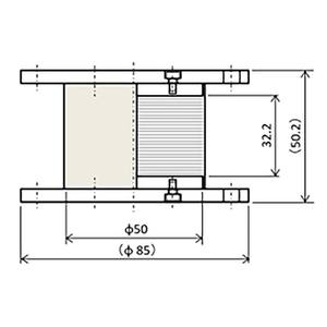 ตลับลูกปืนสะพานเคลือบยาง PU โพลียูรีเทนลามิเนตผลิตภัณฑ์ยางคุณภาพสูง - Product Image 2