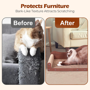 Customized Eco-Friendly Corrugated Paper Simple Cat Scratch Board <b>Nest</b> Sofa Chaise Longue <b>Bed</b> Anti-Cat Scratch Claw Grinder Cat - Product Image 5