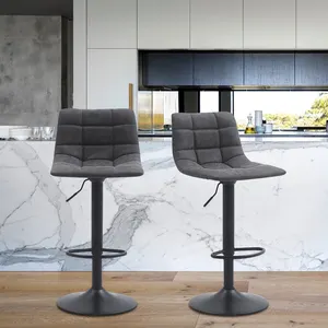 Hot Sale High-Back Ergonomic Design Swivel Counter Stool Kitchen Chair Bar