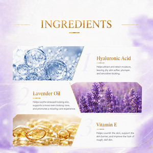 Aceite de Semillas de Lavanda Orgánico de Marca Privada, Aceite Esencial Puro para Masajes Corporales, Ayuda para Dormir, Anti-Manchas Oscuras, Hidratante para la Piel - Product Image 2