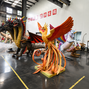 Modelo <span class=keywords><strong>de</strong></span> Dragón Animatrónico Hecho a Mano 2025, 4m <span class=keywords><strong>de</strong></span> Tamaño Real, Dragón <span class=keywords><strong>de</strong></span> Metal para Interiores, Fábrica China, para Centros Comerciales - Product Image 5