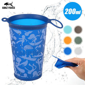 Botella de agua plegable Gbaz Force de 200 ml, bolsa de hidratación portátil para exteriores para adultos - Product Image 1