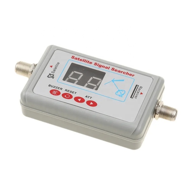 HD Digital Satellite Finder Satlink Tester Meter LCD Display FTA DVB S2 TV Signal Receiver Sat Finder