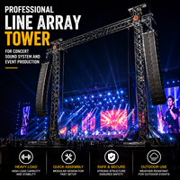 Torre Elevadora de Altavoces Portátil de Aleación de Aluminio de Alta Resistencia, Diseño Modular, Capacidad de Carga de 1000 kg, Doble Capa, para Eventos en Vivo al Aire Libre