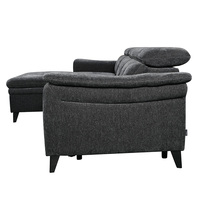 Canapé-lit d'angle en tissu de luxe, confortable et moderne, avec rangement, en forme de I, pour grossistes - Vente chaude