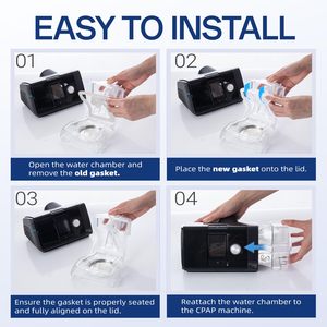 Joint de rechange pour la chambre à eau des appareils <span class=keywords><strong>AirSense</strong></span> <span class=keywords><strong>10</strong></span> et AirCurve <span class=keywords><strong>10</strong></span>, joint en silicone compatible avec le réservoir HumidAir Standard - Product Image 5
