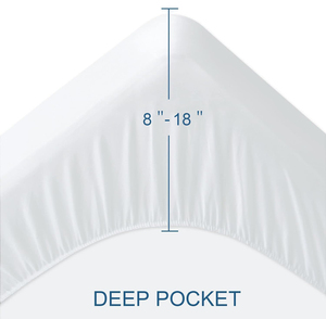Cloudland King Size Protector de colchón impermeable Utopia Ropa de cama Funda a prueba de agua para camas - Product Image 4