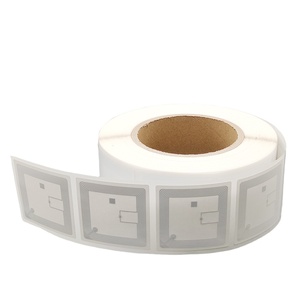 50*50Mm ISO/IEC 15693 ICODE SLIX <span class=keywords><strong>RFID</strong></span> HF Trống Thư Viện Cuốn Sách <span class=keywords><strong>Tag</strong></span>/Sticker/Nhãn Với Dính Lại - Product Image 1