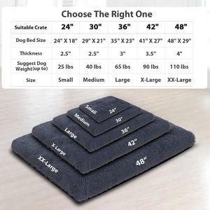 Fabricación profesional Durable Warm Grey Car Medium Size Luxury Designer Pet <span class=keywords><strong>Dog</strong></span> Bed - Product Image 4