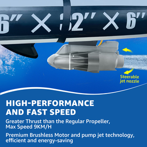 Hélice directionnelle <span class=keywords><strong>Kayka</strong></span> Motor SUP, aileron électrique, propulseur sous-marin pour planche à pagaie et petite motomarine 15lb de poussée - Product Image 4
