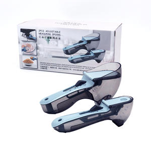 Échelle en plastique tasse à mesurer cuisine mesure Gadgets Scoop cuillères à mesurer réglables - Product Image 6