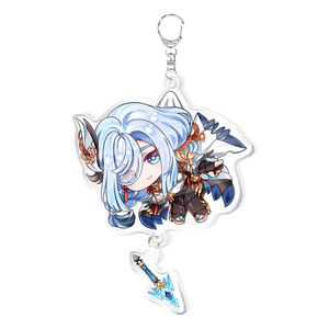 <span class=keywords><strong>Porte</strong></span>-clés en acrylique <span class=keywords><strong>Genshin</strong></span> Impact Anime, <span class=keywords><strong>porte</strong></span>-clés Impact, Nilou, Klee, Ganyu, personnage de dessin animé, accessoires de <span class=keywords><strong>porte</strong></span>-clés Anime - Product Image 4