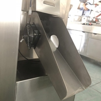 Machine d'emballage horizontale intelligente à disque incliné avancé pour bonbons orange, avec scellage en flux continu