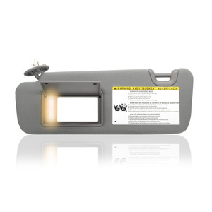 Pare-soleil Toyota Highlander 74310-0E072-B0 Gris Côté Gauche avec Étiquette d'Avertissement - Product Image 4