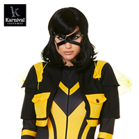 Costume de cosplay de super-héros de film et de télévision pour femmes adultes, fête d'Halloween, carnaval, performance, combinaison jaune, vente en gros ODM