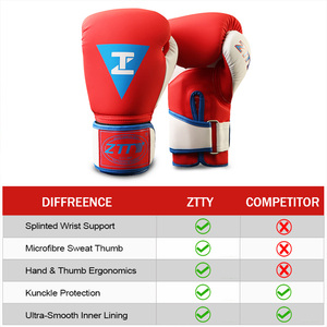 Cá nhân Găng tay đấm bốc da Găng tay đấm bốc sparring móc Găng tay đấm bốc - Product Image 6