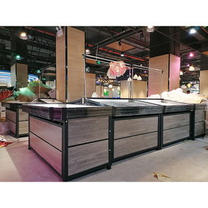 Estante de exhibición de frutas de metal para supermercado, estantería de góndola de doble cara, estante de exhibición de verduras, soporte para tienda de comestibles - Product Image 4