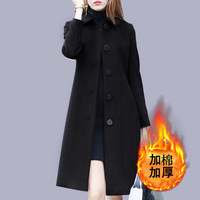Manteau Mi-Long en Laine Slim Nouvelle Collection Automne Hiver pour Femme