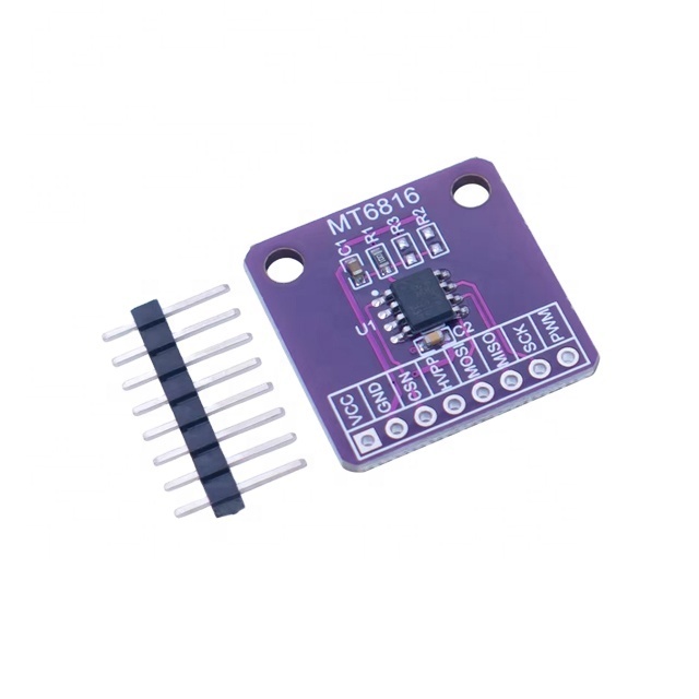 MT6816 High speed and High precision Magnetic Encoder Magnetic Induction Angle Measurement Sensor Module Test Evaluation Board