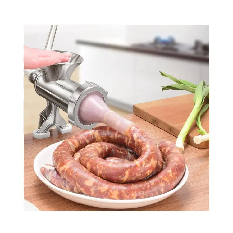 Multifunctional steel manual meat grinder sausage beef chopper manual meat grinder cast iron