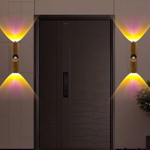 โคมไฟกลางคืนอัจฉริยะแบบชาร์จไฟผ่าน USB สำหรับห้องนอน ข้างเตียง ทำจากวัสดุ ABS พร้อมไฟ LED ขนาดเล็ก ระบบเซ็นเซอร์แม่เหล็ก ติดผนังบันได สร้างบรรยากาศ ปรับความสว่างได้สามสี - Product Image 2