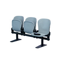 Sièges de stade pliants en HDPE résistant aux UV, chaises de tribune en plastique pour stades sportifs et de football