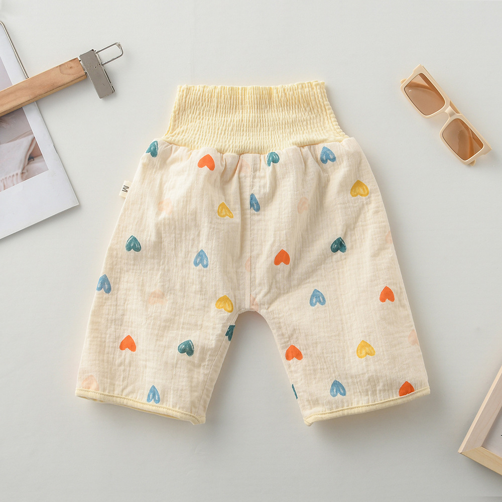 Pantalon de couche bulle-fond de riz coeur pêche
