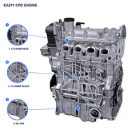 Nouveau bloc moteur nu en aluminium coulé EA211 1.6 MPI CPD DOHC 16 soupapes pour VW Jetta Lavida Santana