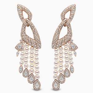 Pendientes de Perlas de Circonio de Varias Capas Li Xin Luxury <span class=keywords><strong>Selin</strong></span> Falls, Perlas para Mujer, Regalo de Boda - Product Image 1