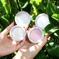 Poudre illuminatrice pour le visage, maquillage végan, logo personnalisé, marque privée, palette de pigments illuminants