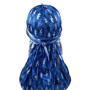 Gorro de satén tipo durag para dormir, gorros grandes con banda para atar el cabello y correas ajustables para mujer - Product Image 1