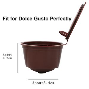 Cápsulas de Café Vacías Personalizadas Compatibles con <span class=keywords><strong>Dolce</strong></span> <span class=keywords><strong>Gusto</strong></span>, Cápsulas de Café Recargables, Taza para Cafetera - Product Image 6