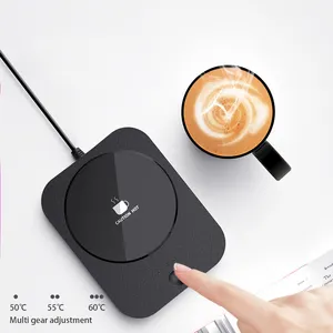 オフィスホームデスクトップスマート加熱パッド一定温度制御飲用USBコーヒーマグカップウォーマーあらゆるカップ用