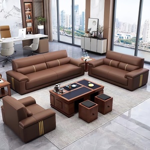 Ensemble moderne et minimaliste de canapé et table basse pour <span class=keywords><strong>bureau</strong></span>, idéal pour les zones de réception et les salons d'affaires - Product Image 2