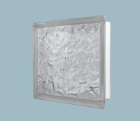 Decorative Hollow Glass Block Brick Interior Wall Partition Window Modern Design for Bathroom Living Room Facade