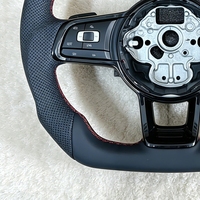 Volant de direction de voiture complet en cuir personnalisé pour Volkswagen VW GTI Golf 6 7 7R 6R 5R MK6 MK7 MK7.5 GTI GTD GTE Passat Polo
