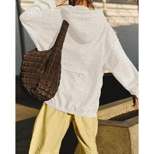 Sudadera con Capucha Extra Grande para Mujer FOXA, Sudadera Cálida y Afelpada para Otoño e Invierno, Transpirable, con Múltiples Bolsillos, a la Moda - Product Image 2