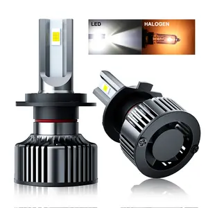 bombilla de faro led Mini size H7 led headlight bulb kit 6500K H11 H4 H7 HB3 HB4 car led lamp low beam led auto lighting