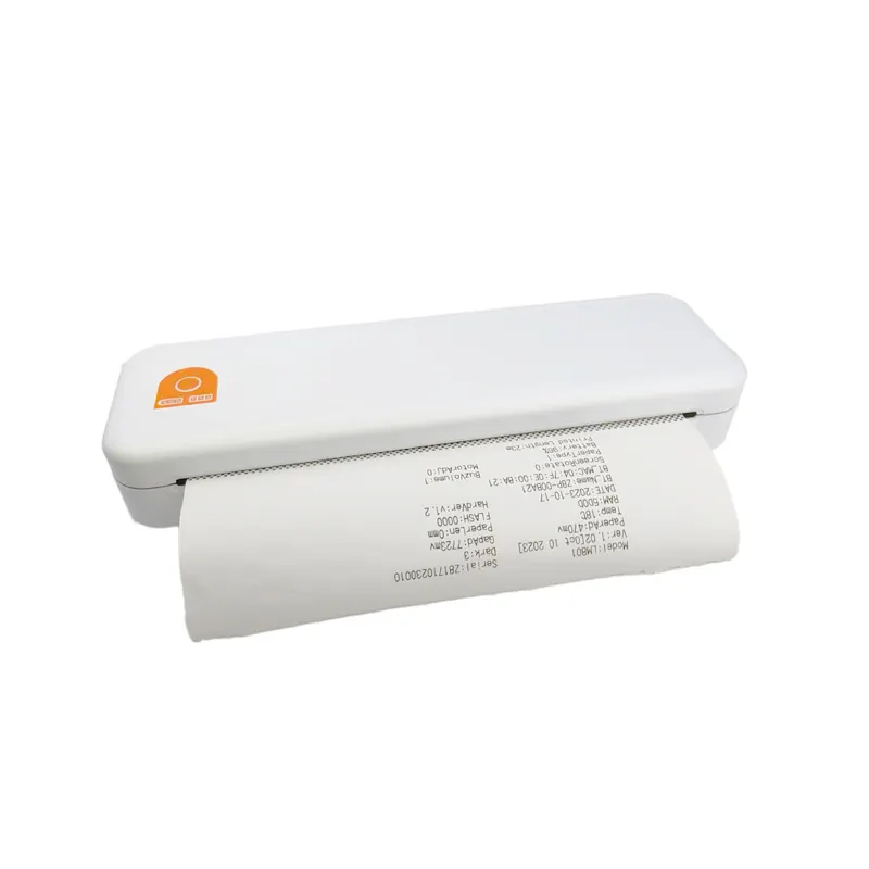 Stampante per documenti con tasca a denti blu portatile per telefono portatile digitale senza fili BT-LM801 per stampante termica A4