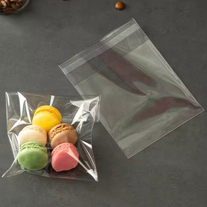 Sacs de boulangerie transparents en PP de qualité alimentaire, autocollants, pour bagels, sandwichs, pâtisseries, logo personnalisé - Product Image 2