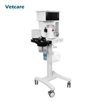Appareil d'anesthésie vétérinaire Vetcare Vaporizer A200T à écran tactile certifié CE pour hôpitaux vétérinaires, cliniques chirurgicales et cliniques pour animaux de compagnie