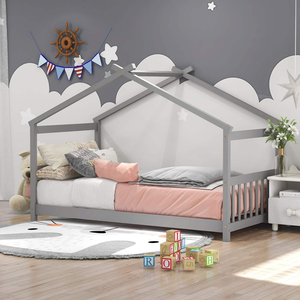 Lettino <span class=keywords><strong>per</strong></span> Bambini in Legno con Sponde di Sicurezza, Design Moderno, Ecologico, Confortevole, con Testiera, Bianco, <span class=keywords><strong>per</strong></span> Camera da Letto - Product Image 3