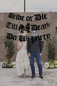 Noir jusqu'à <span class=keywords><strong>la</strong></span> <span class=keywords><strong>mort</strong></span> nous faire <span class=keywords><strong>la</strong></span> fête bannière mariée ou Die bannière pour Halloween Bachelorette décorations <span class=keywords><strong>de</strong></span> fête <span class=keywords><strong>de</strong></span> mariage bannières personnalisées - Product Image 2