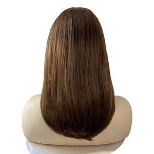 Parrucca con Parte Centrale Effetto Collo di Gallina, Realistica come Capelli Veri, Full Lace ad Alta Densità, Attaccatura Naturale, Traspirante, per Donne - Product Image 2