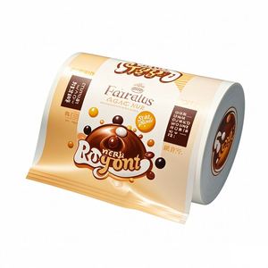 Laminado extruido personalizado, huecograbado impreso, película de embalaje flexible a prueba de humedad, laminados Rollstock para bolsita de galletas de caramelo - Product Image 3