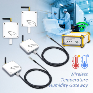 4 Set Multipoint <b>Wireless</b> Temp & Humidity Gateway Monitor for Cold Chain Transportation - Product Image 1