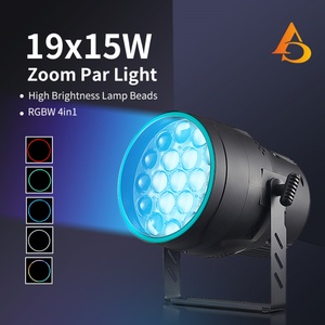 AICPOSE 19X15W RGBW 4-en-1 LED Zoom Par Can Projecteur de Scène pour Discothèque, Théâtre, Mariage, DMX512 - Product Image 5