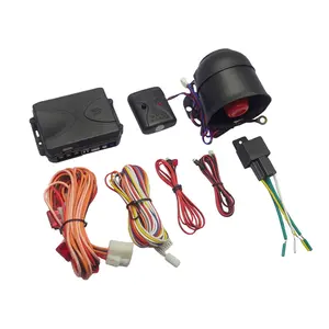 Alarme de voiture améliorée avec verrouillage central, 1 kit, compatible avec télécommande, pour voiture